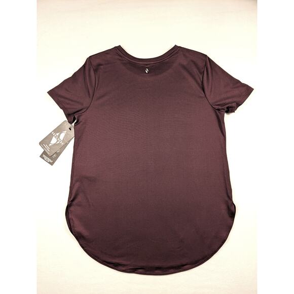 Skechers Tunic T-Shirt Women's Small Burgandy Active Go Walk Wear Go Dri Swift - Picture 6 of 10